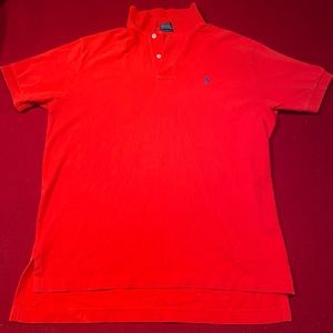 Large Red Ralph Lauren Polo Shirt